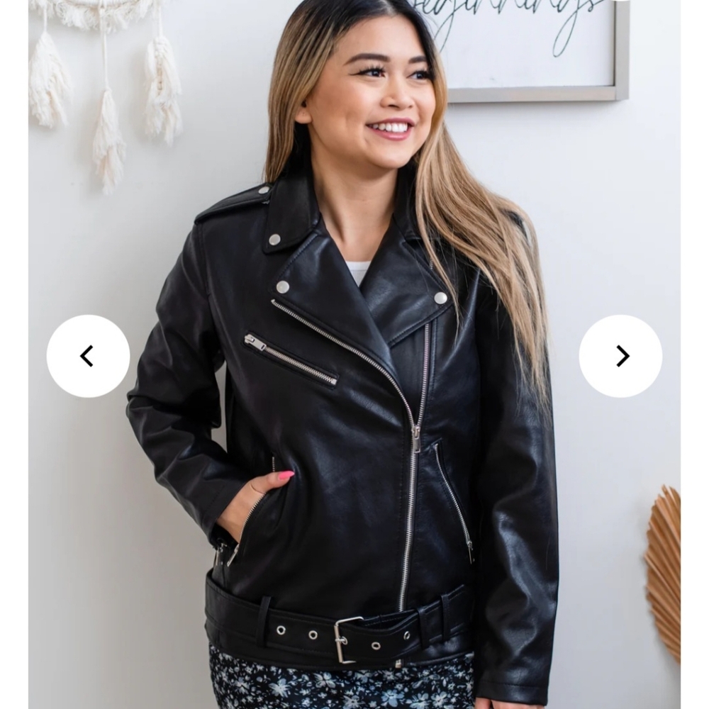 Vegan Leather Jacket
